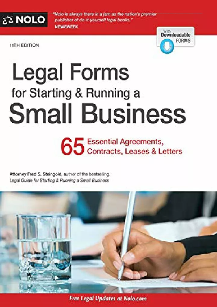 legal forms for starting running a small business