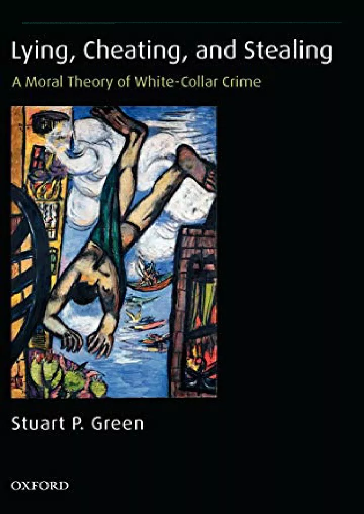lying cheating and stealing a moral theory