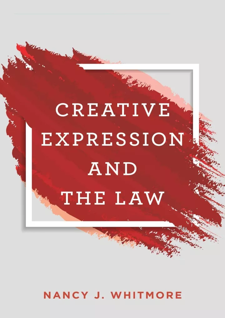 creative expression and the law download pdf read