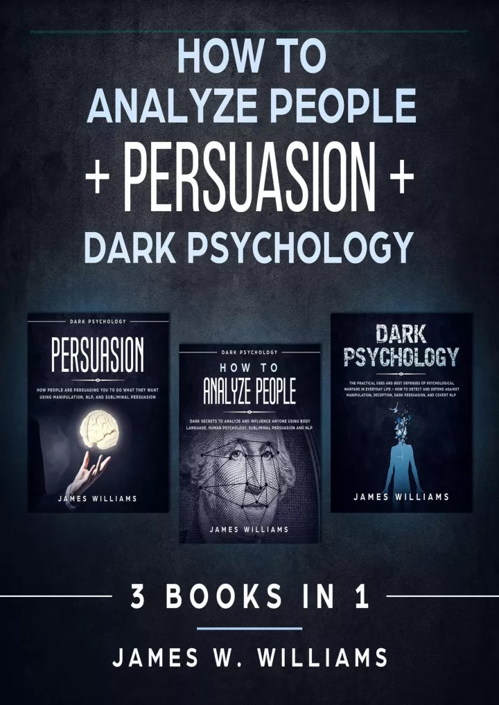 how to analyze people persuasion and dark