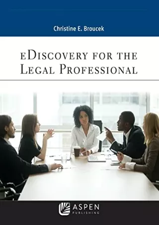 [PDF] READ Free eDiscovery for the Legal Professional (Aspen Paralegal Seri