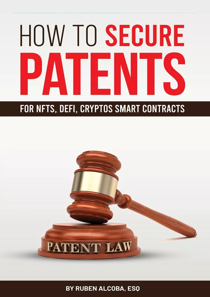 how to secure patents for nfts defi crypto