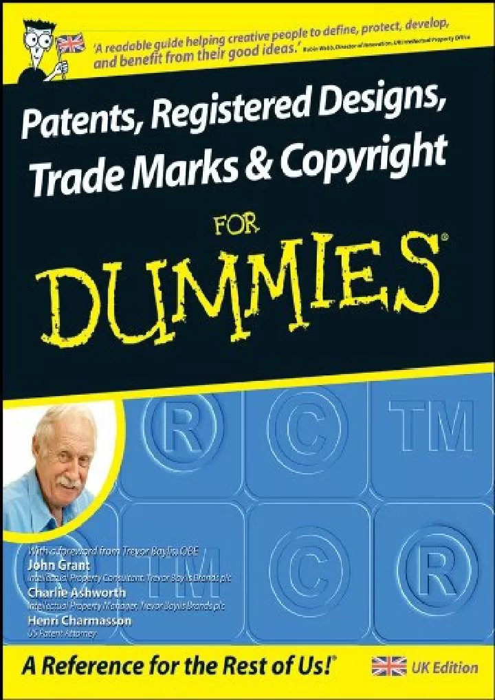 patents registered designs trade marks