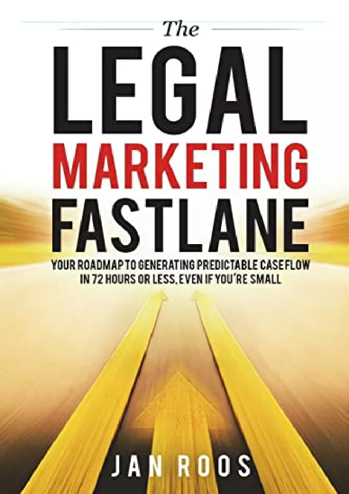 the legal marketing fastlane your roadmap