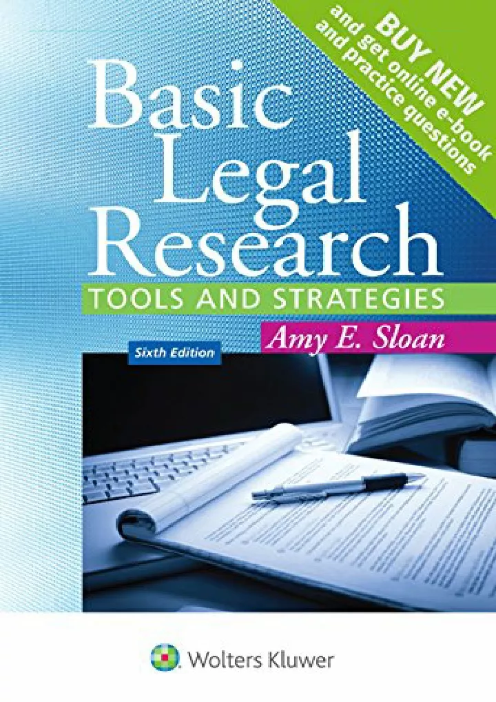 basic legal research tools and strategies