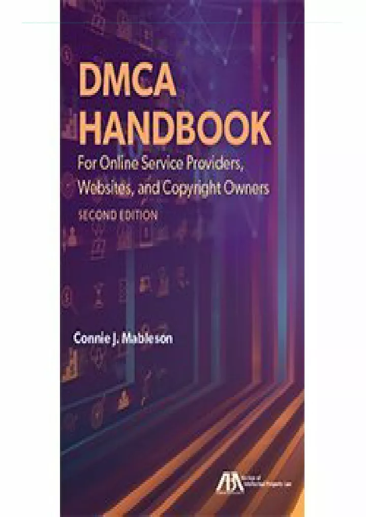 dmca handbook for online service providers