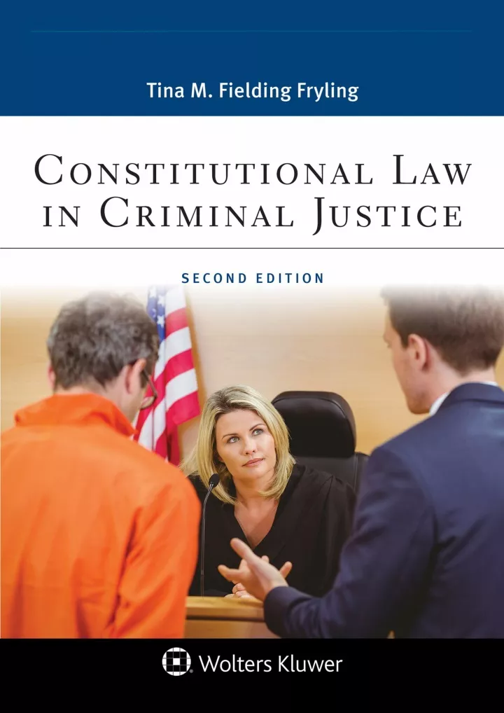 constitutional law in criminal justice aspen