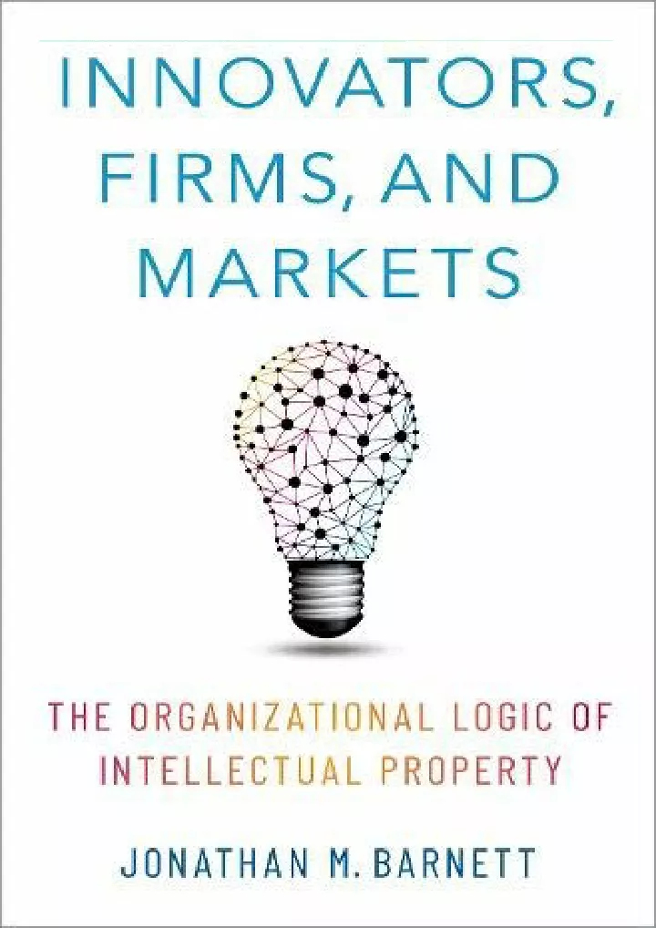 innovators firms and markets the organizational