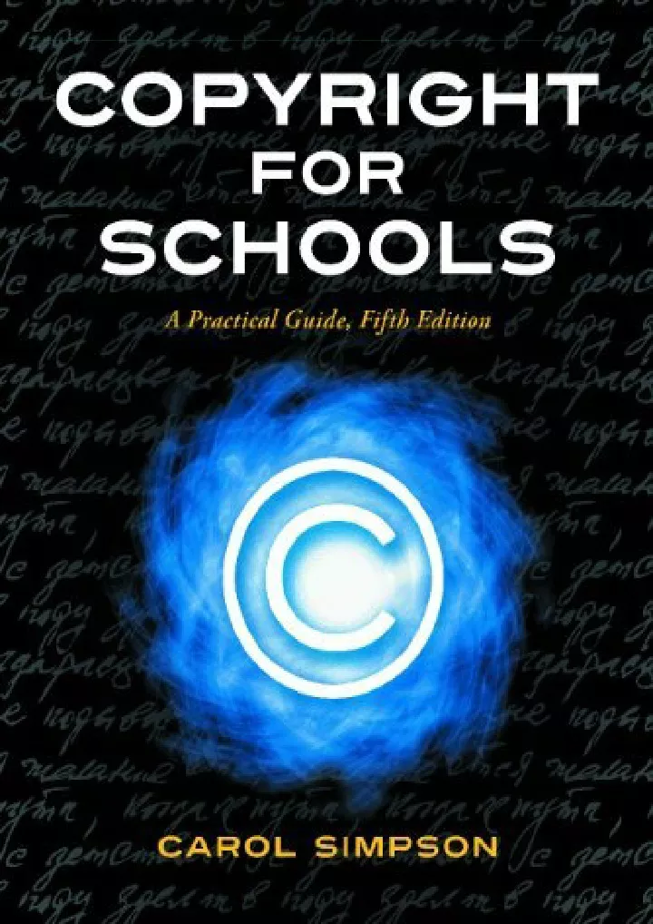 copyright for schools a practical guide download