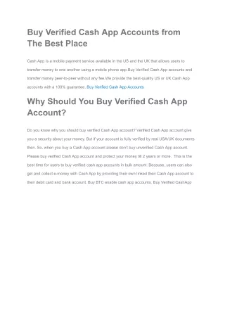 Buy Verified Cash App Accounts