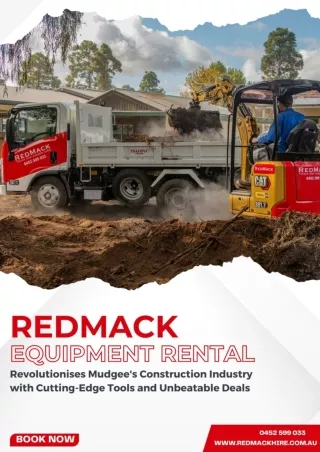 RedMack Equipment Rental Revolutionises Mudgee's Construction Industry with Cutting-Edge Tools and Unbeatable Deals