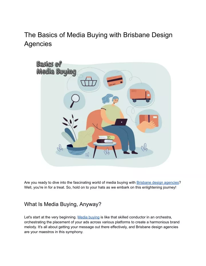 the basics of media buying with brisbane design