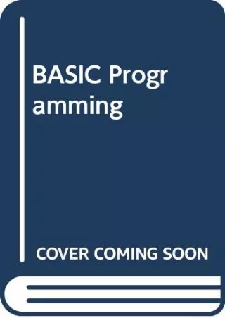 [Ebook] Basic Programming
