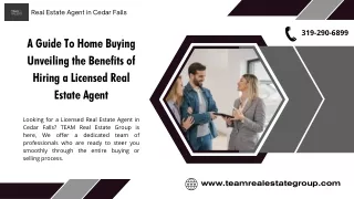 Licensed Real Estate Agent Cedar Falls | Team Real Estate Group