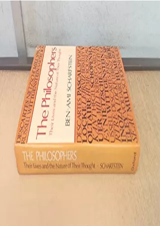 Read Book The Philosophers: Their Lives and the Nature of their Thought