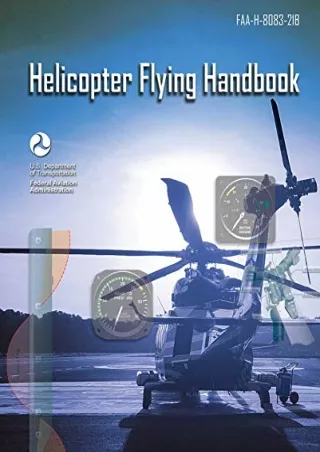 Pdf Ebook Helicopter Flying Handbook: FAA-H-8083-21B