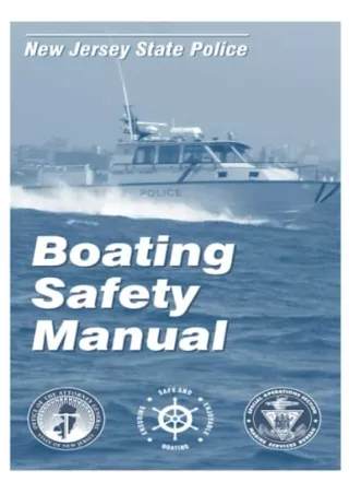 Full Pdf Boating Safety Manual: Boating Safety Education Handbook for New Jersey Safe