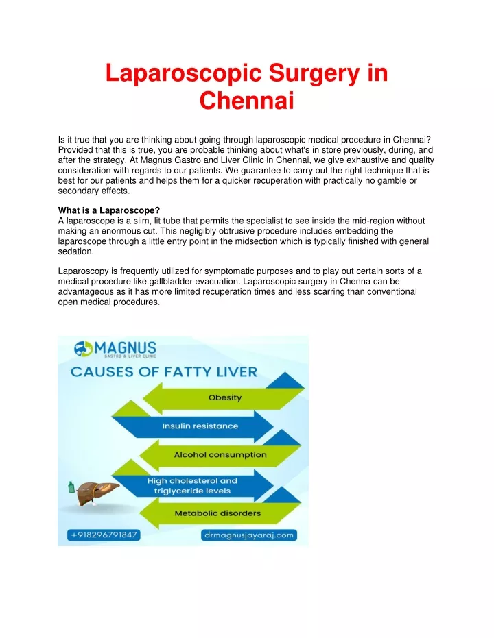 laparoscopic surgery in chennai