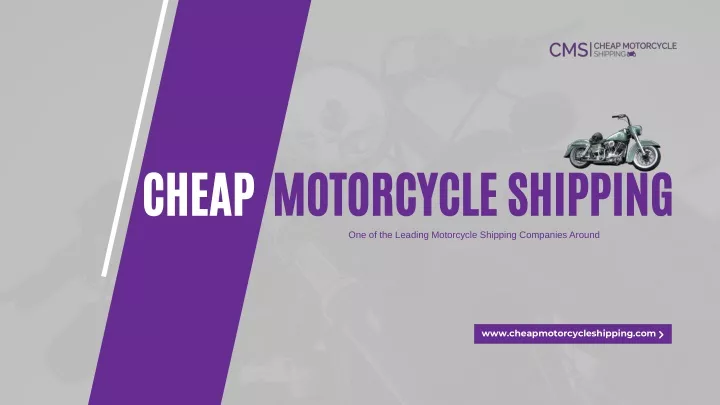 cheap motorcycle shipping
