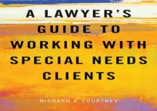 PDF A Lawyer's Guide to Working with Special Needs Clients Android