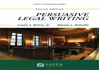 Download Persuasive Legal Writing (Aspen Coursebook Series) Android