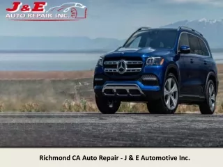 J & E Automotive Inc. - Richmond CA Auto Repair