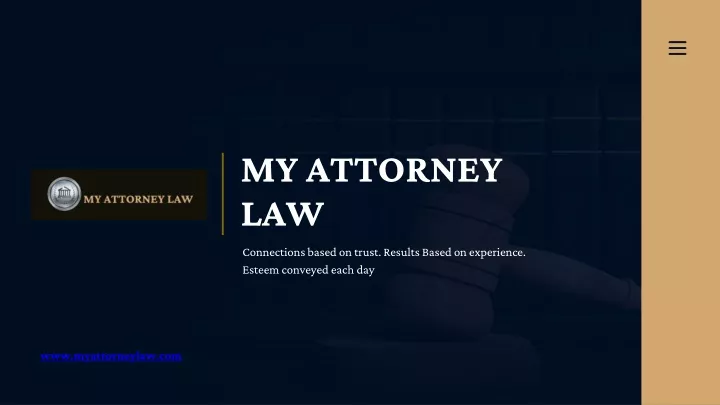 my attorney law