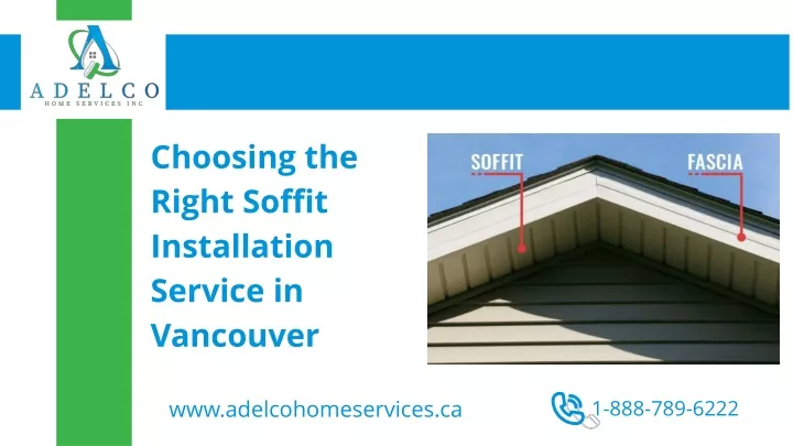choosing the right soffit installation service