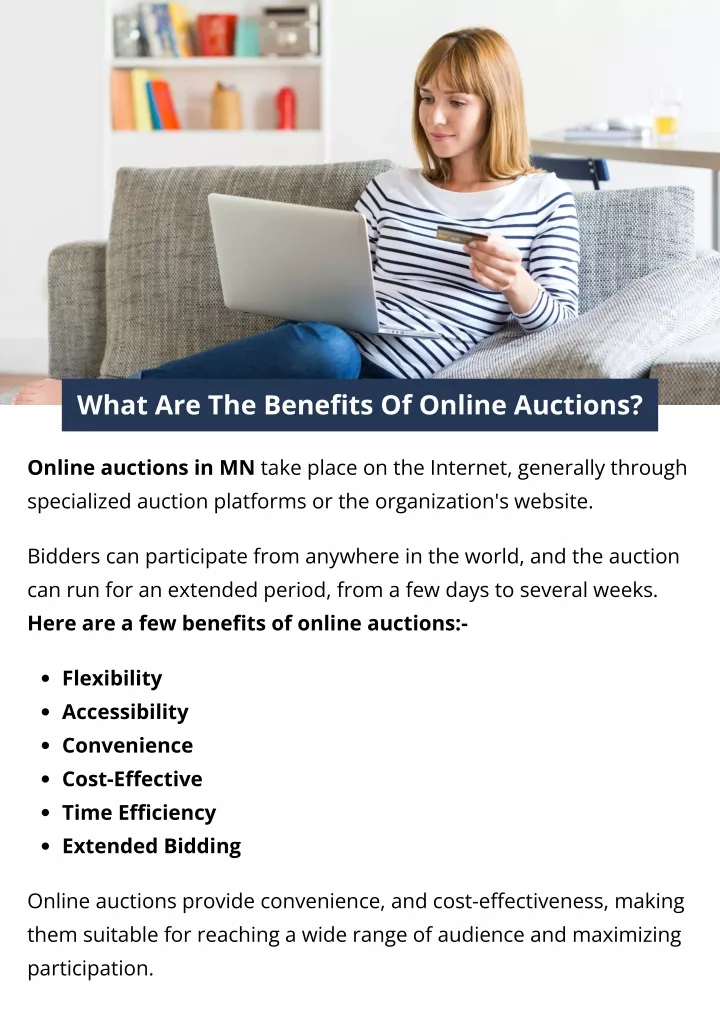what are the benefits of online auctions