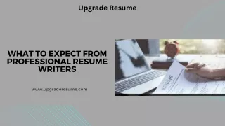 What to Expect from Professional Resume Writers_