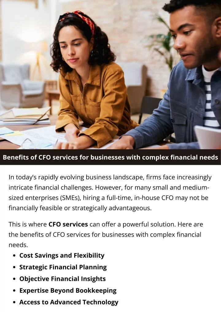 benefits of cfo services for businesses with