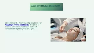 CACI Eye Revive Treatment