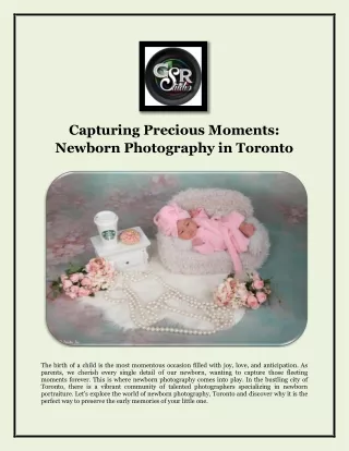 Capturing Precious Moments Newborn Photography in Toronto