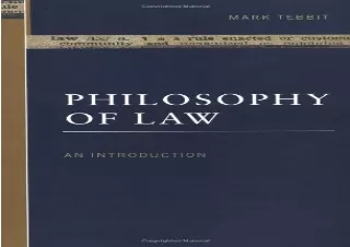 Download Philosophy of Law: An Introduction Free