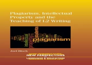 [PDF] Plagiarism, Intellectual Property and the Teaching of L2 Writing (New Pers