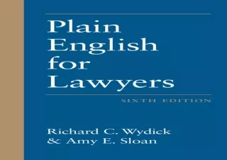 Download Plain English for Lawyers, Sixth Edition Kindle