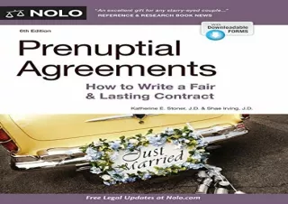 Download Prenuptial Agreements: How to Write a Fair & Lasting Contract Android