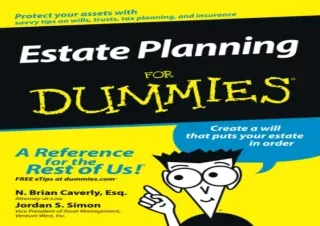 [PDF] Estate Planning For Dummies Kindle