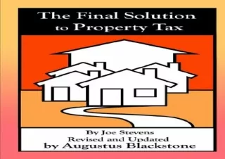[PDF] The Final Solution to Property Tax Full