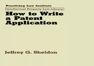 (PDF) How to Write a Patent Application Ipad