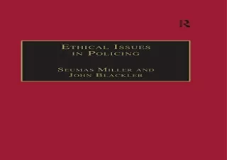 (PDF) Ethical Issues in Policing Free