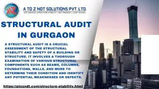 Structural Audit In Gurgaon
