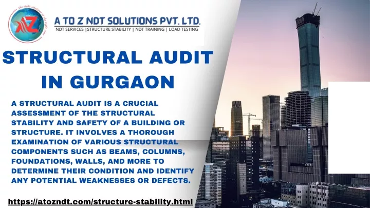 structural audit in gurgaon