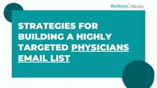 strategies for building a highly targeted