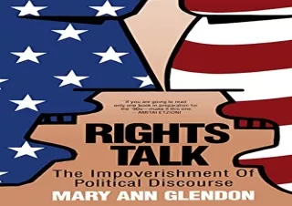 Download Rights Talk: The Impoverishment of Political Discourse Android