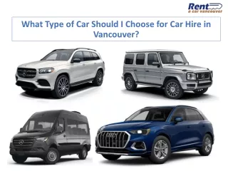 What Type of Car Should I Choose for Car Hire in Vancouver?