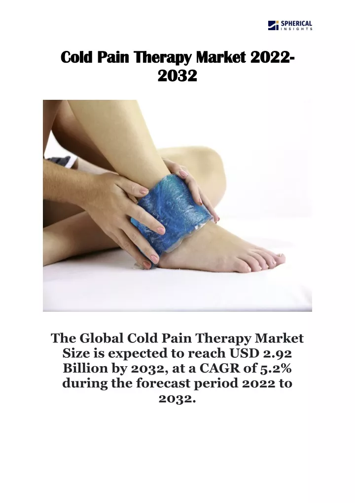 cold pain therapy market 2022 cold pain therapy