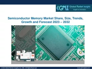 Semiconductor Memory Market Share, Size, Trends, Growth and Forecast 2023 – 2032