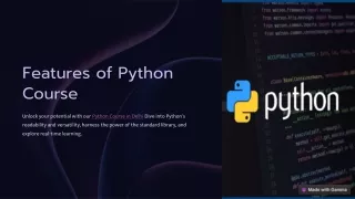 Python's Unique Features