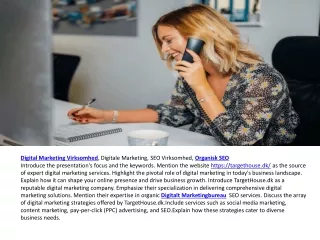 digital marketing virksomhed digitale marketing